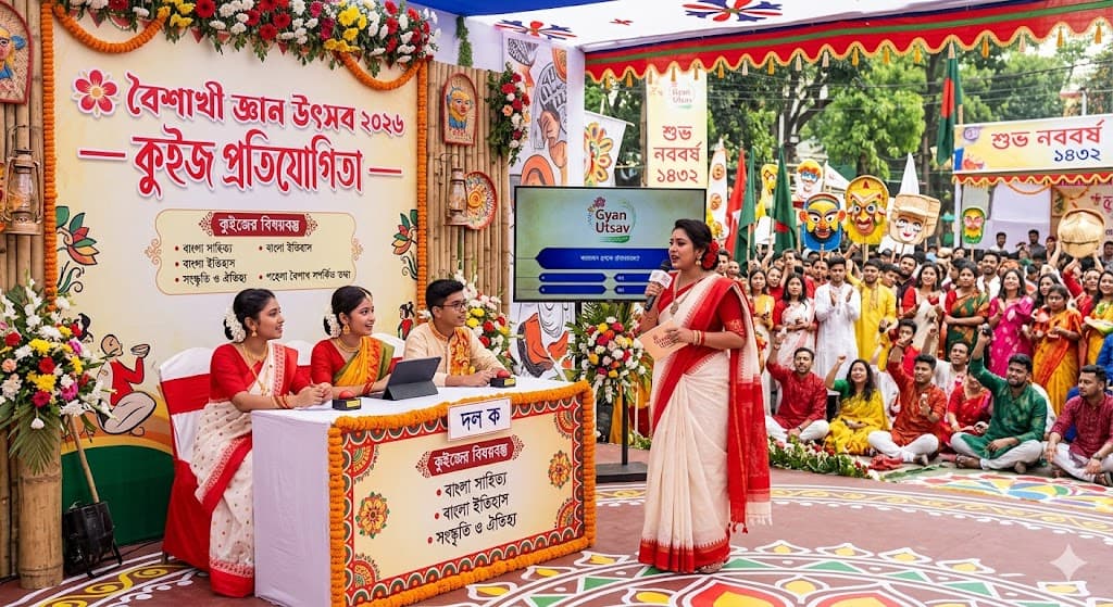 Biddaan 🌸 বৈশাখী জ্ঞান উৎসব ২০২৬ — কুইজ প্রতিযোগিতা
